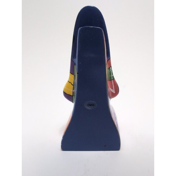 Picasso Nose Abstract Eyeglass Holder Resin Scultpure - Picture 4 of 7